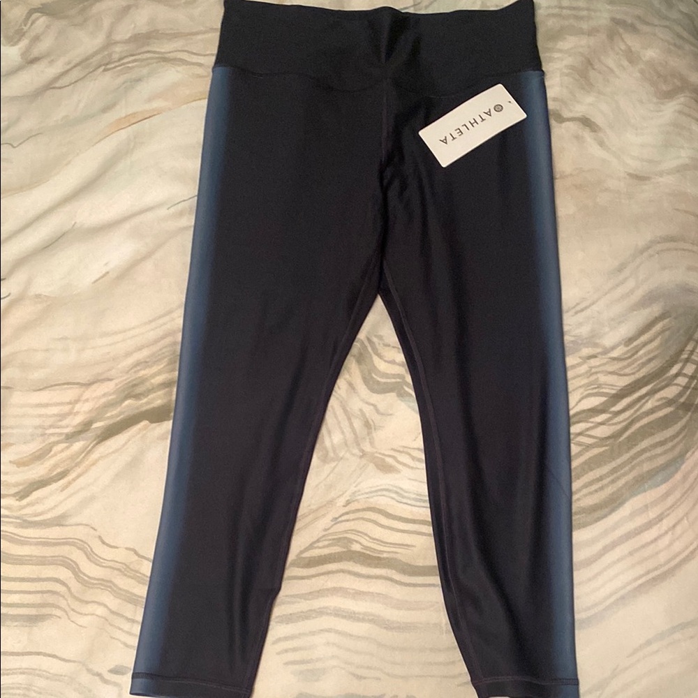Athleta Blue Leggings Elation 7/8 high rise NWT